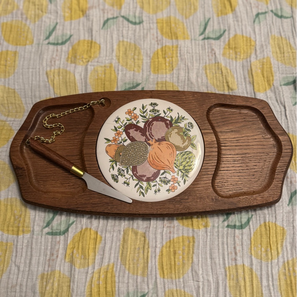 MCM Cheeseboard Charcuterie Board Vintage